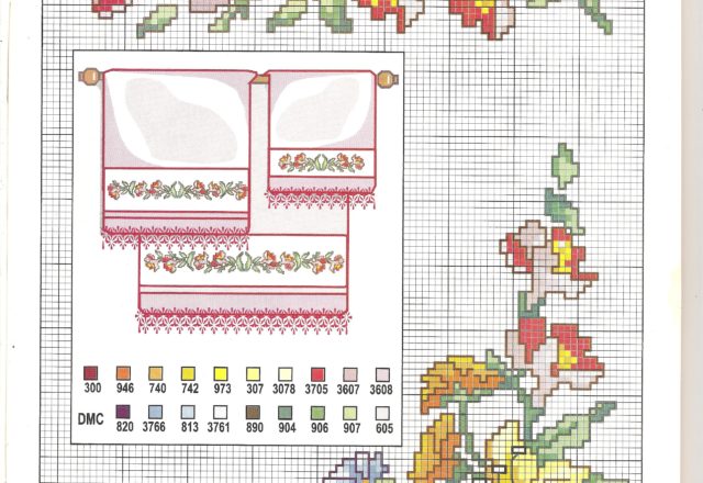 tablecloth with Lilium (4)