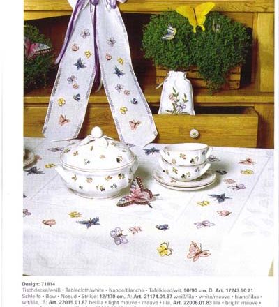 tableclothwith colorful butterflies (1)