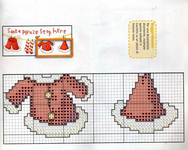 the hanging clothes of Santa Claus (2)