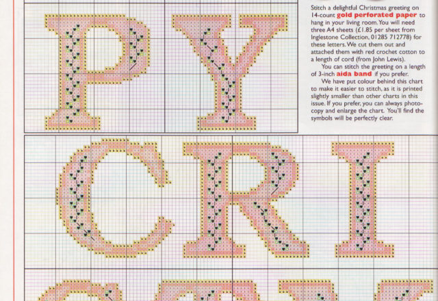 the written happy Christmas