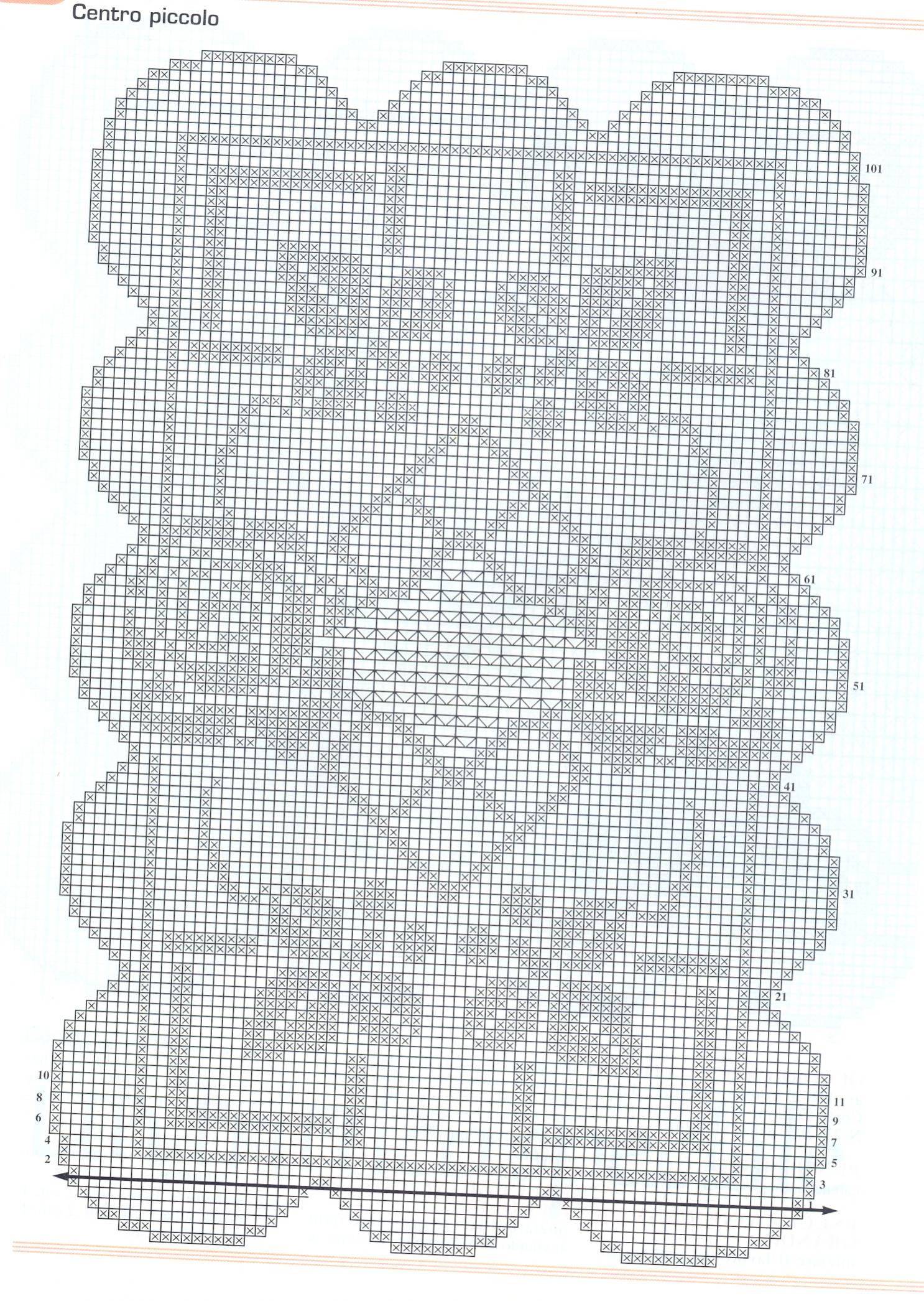 triptych filet rectangular scalloped edge (3)