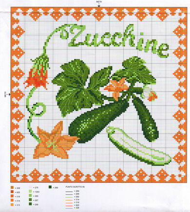 vegetables courgettes