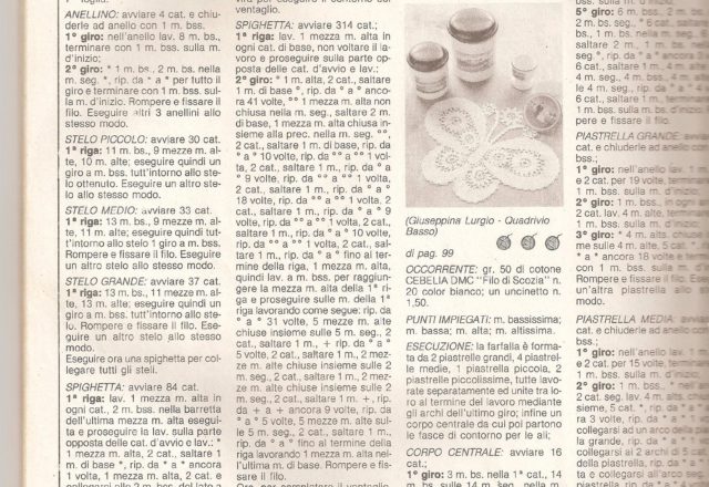 ventagli uncinetto centrino rotono 3