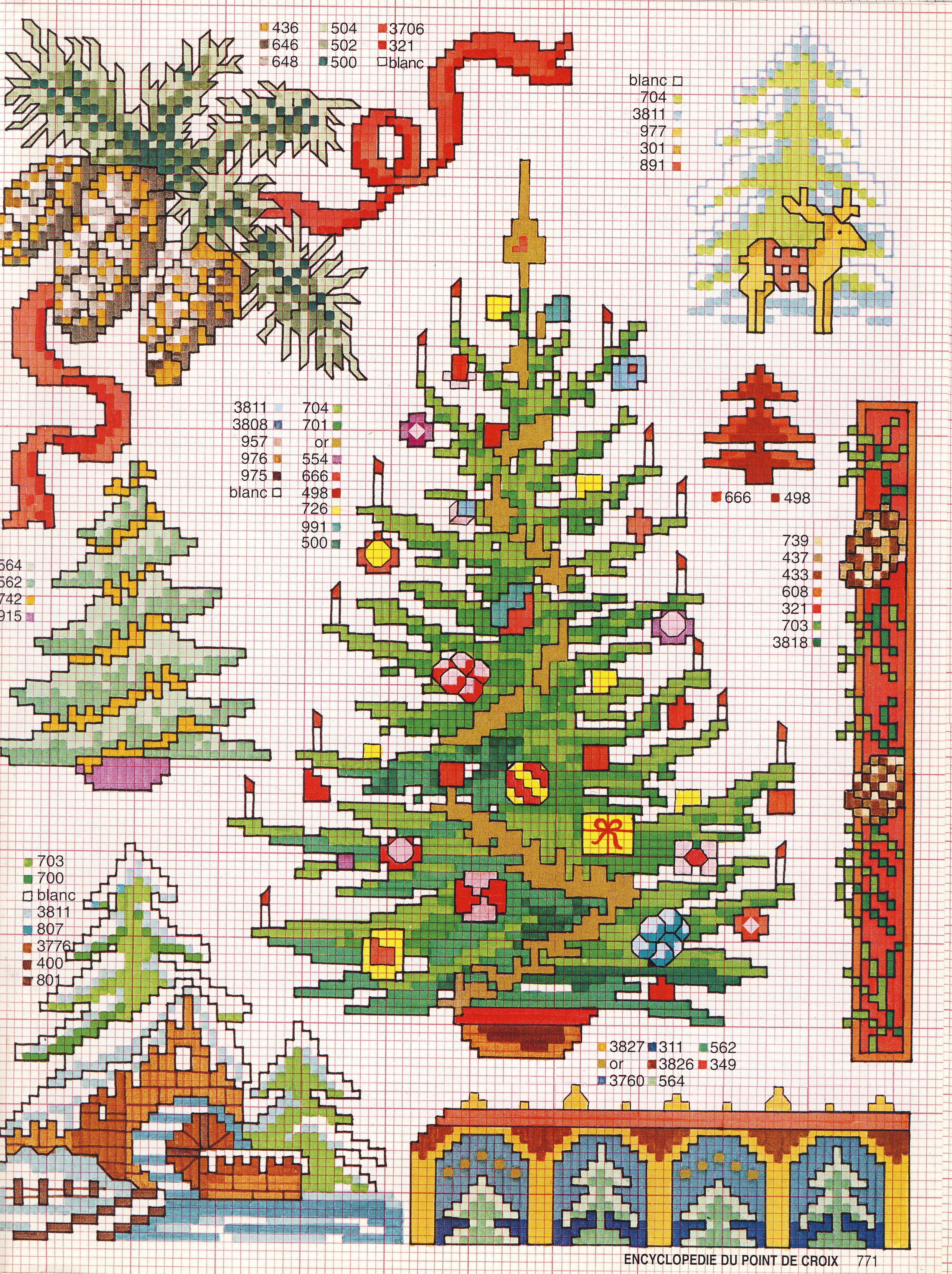 very beautiful Christmas tree Cross stitch (1)