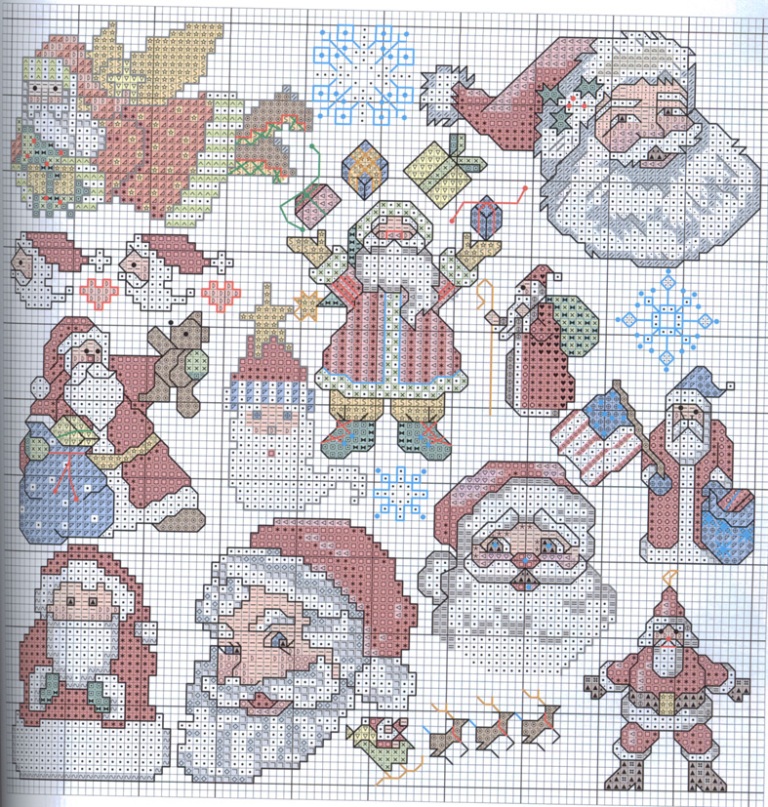 very beautiful christmas santa claus