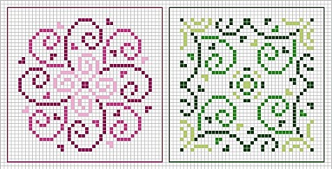 very simple biscornu