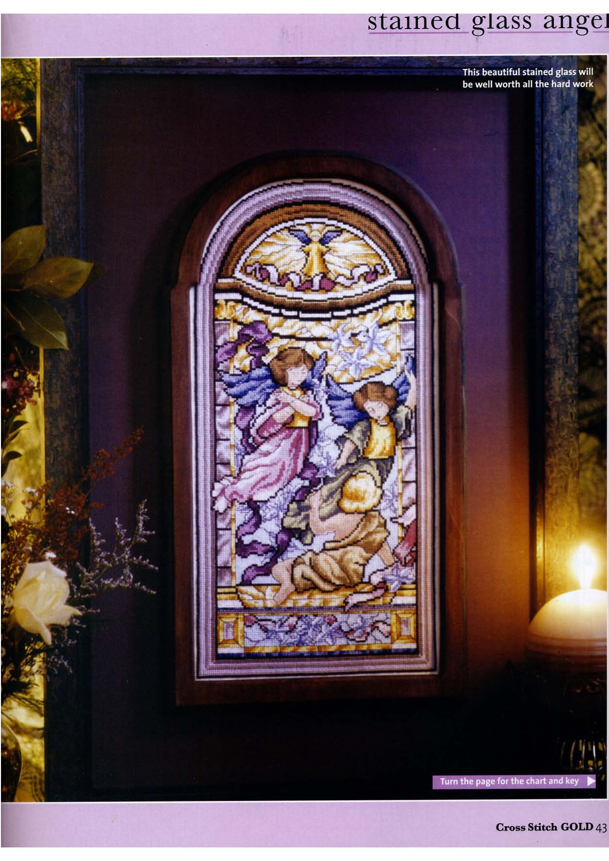 window of the cathedral cross stitch pattern (2)