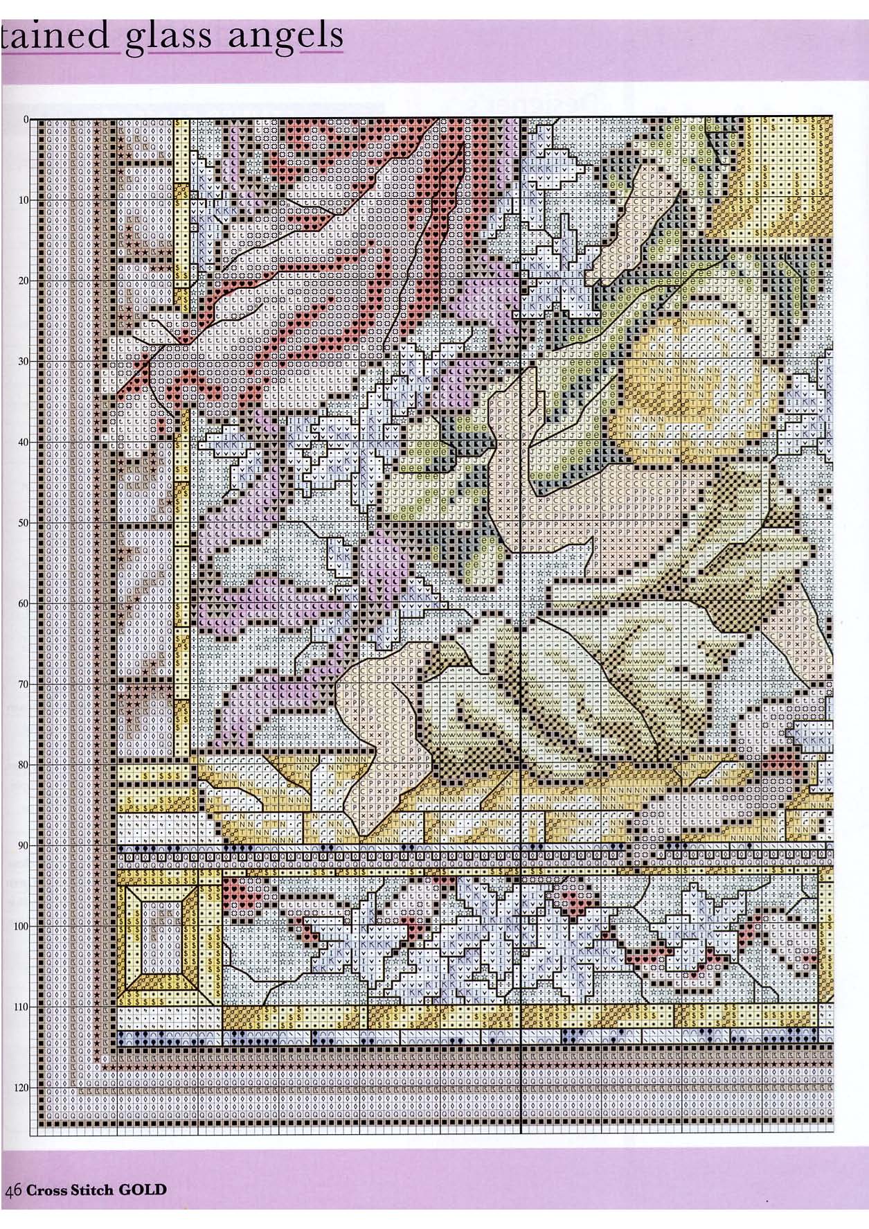 window of the cathedral cross stitch pattern (5)